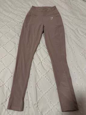 Gymshark Women's Leggings Dusty Pink Size XS